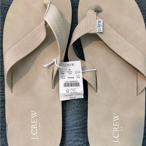 J. Crew Men's Cream Sandals